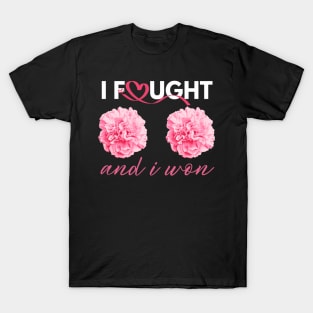 Breast Cancer Awareness I Fought And I Won Women T-Shirt